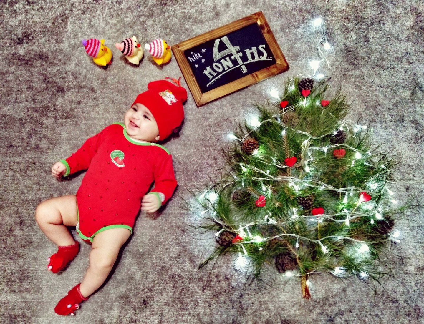 چهار ماهگی نوزاد نیلا نادوکی