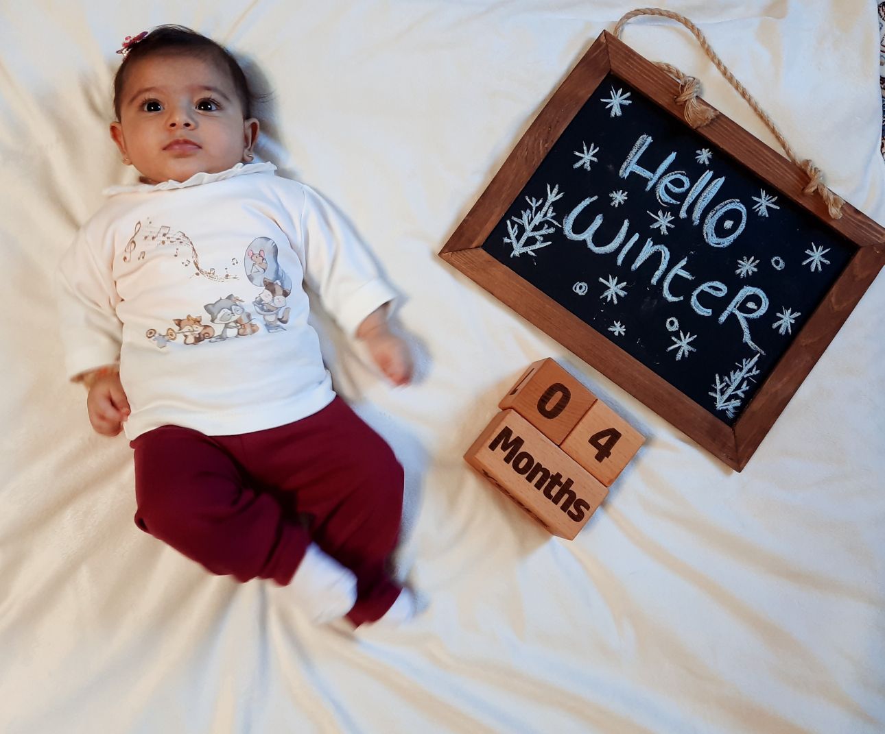 چهار ماهگی نوزاد روشا مینو