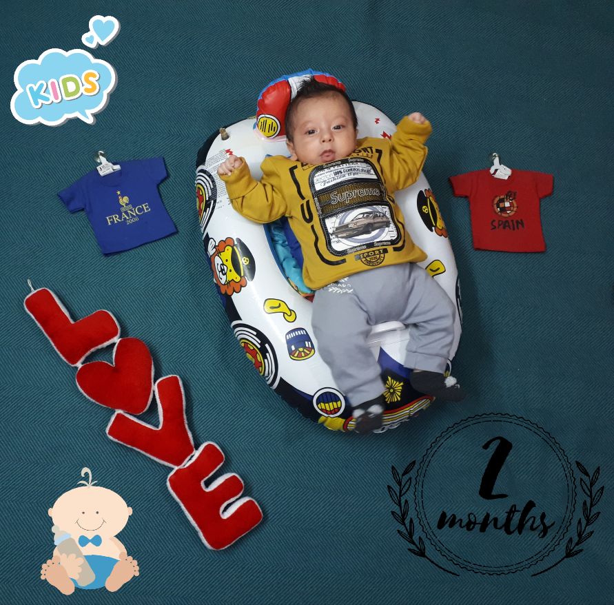 تم عکس پاییزی نوزاد مانی پنجه بند