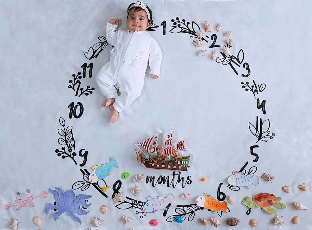 دو ماهگی نوزاد سلین نصیری