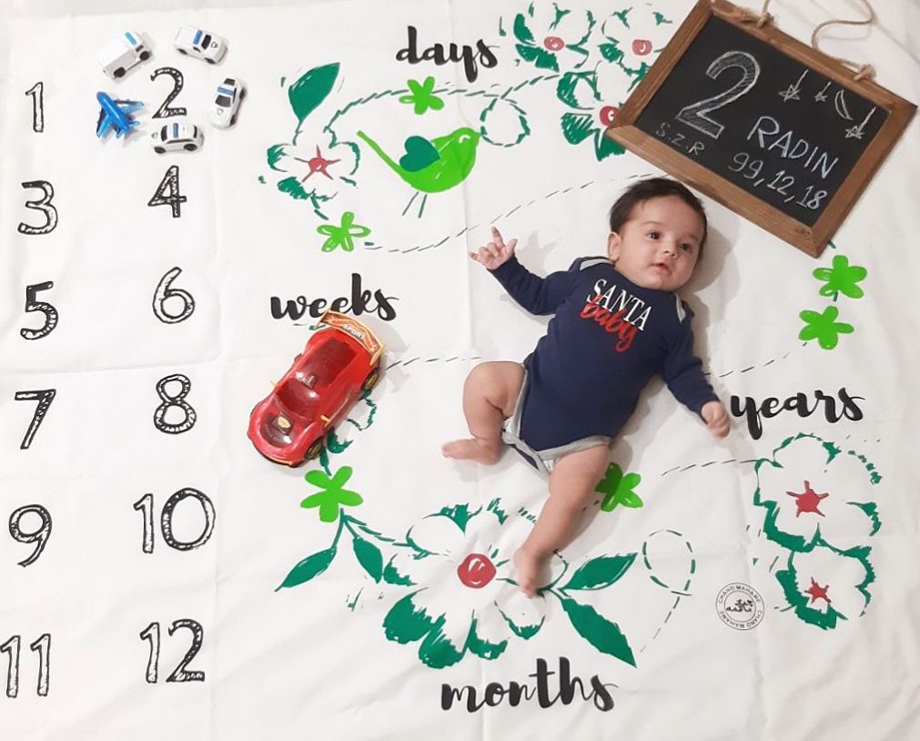 دو ماهگی نوزاد رادین شیرزاد