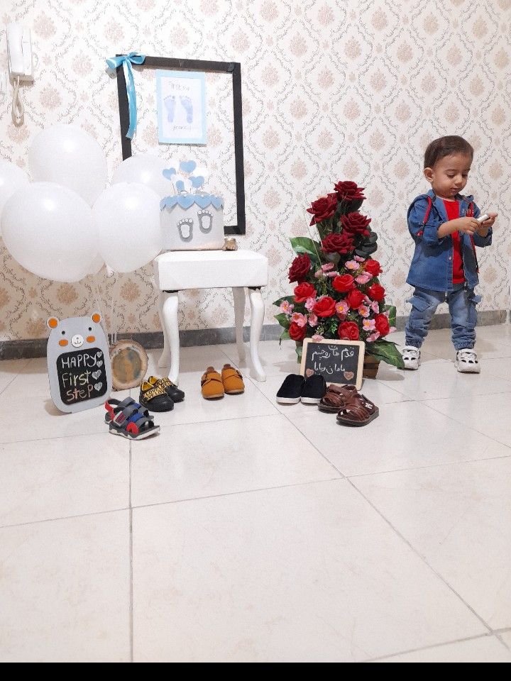 راه رفتن نوزاد ارشام دهقان