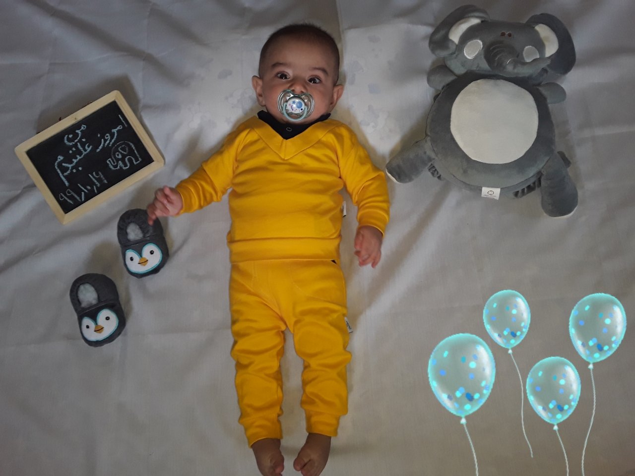 پنج ماهگی نوزاد ارشام دهقان