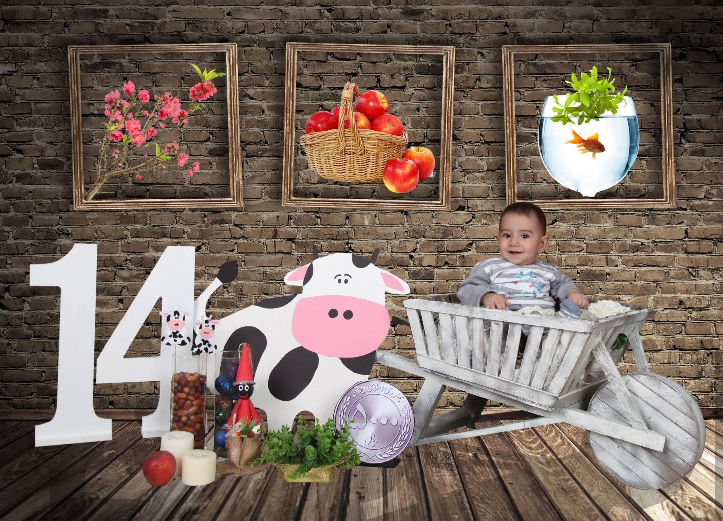 هشت ماهگی نوزاد ارشام دهقان