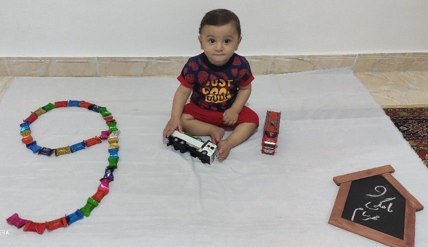 نه ماهگی نوزاد مهرسام میرتیموری