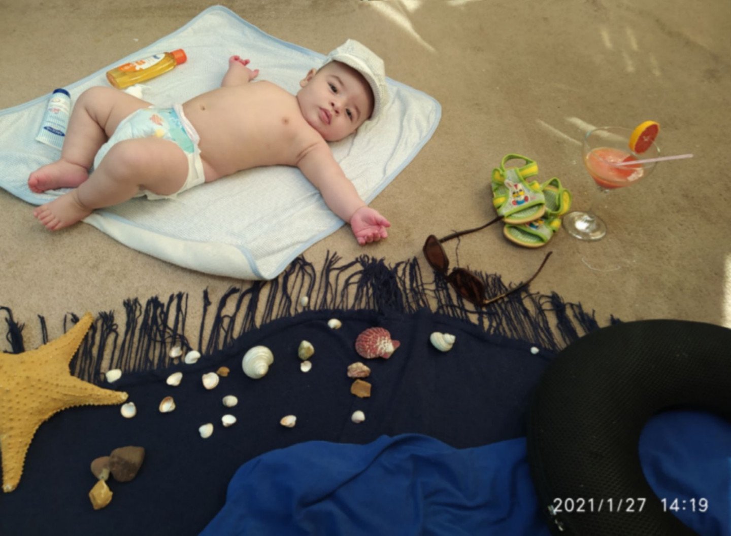 تم عکس تابستانی کودک محمد طه صادقی