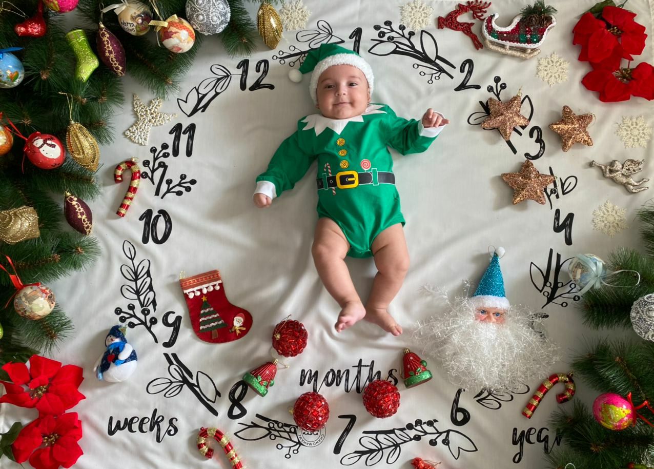 تم عکس زمستانی نوزاد آبتین فرجی