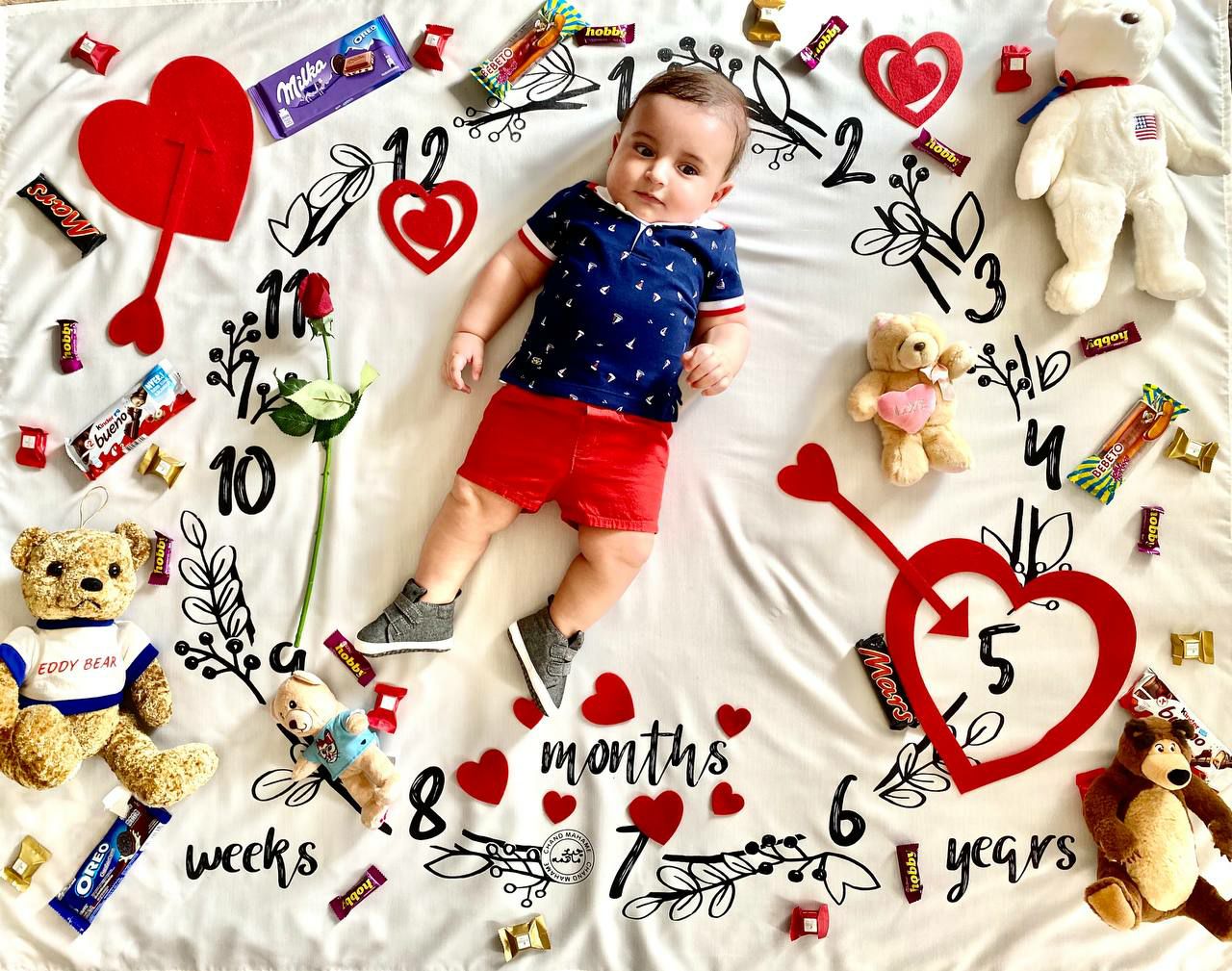 پنج ماهگی نوزاد آبتین فرجی