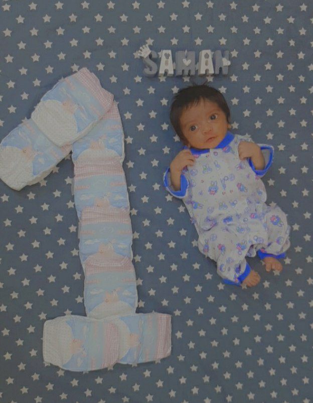 یک ماهگی نوزاد سامان جانی زاده