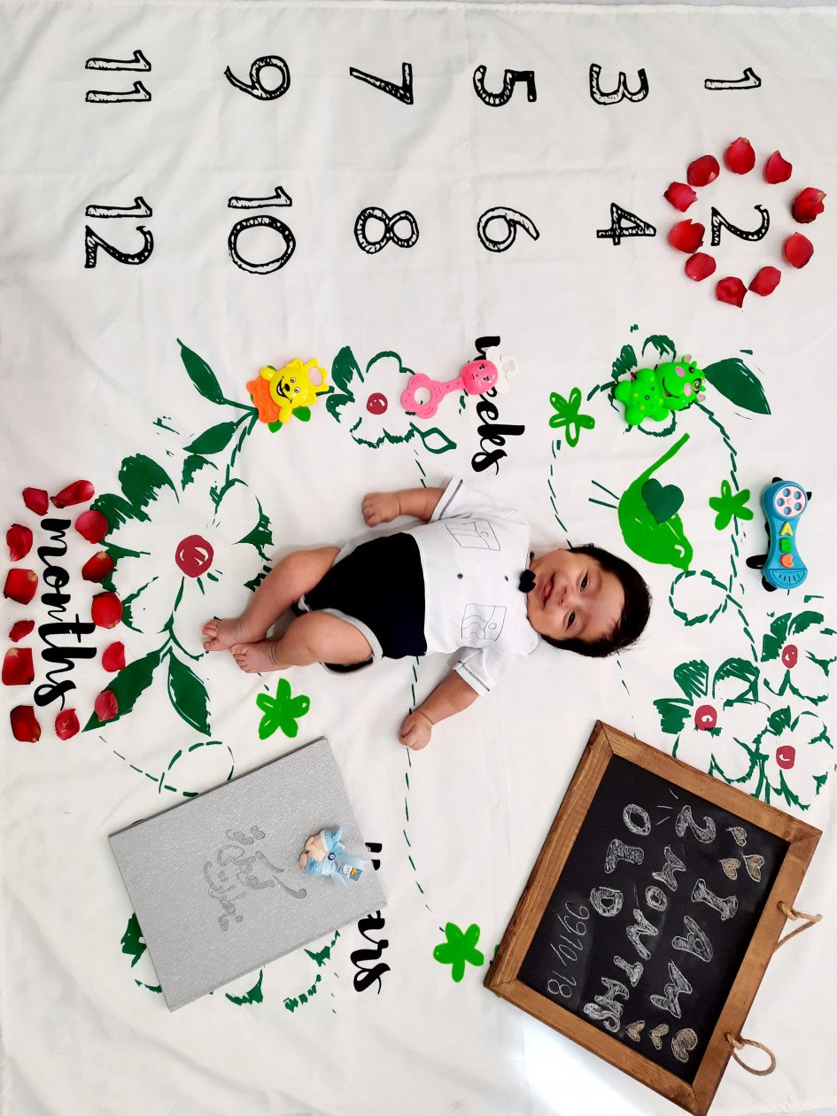 پارچه ماهگرد طرح ونوس رنگی سامیار