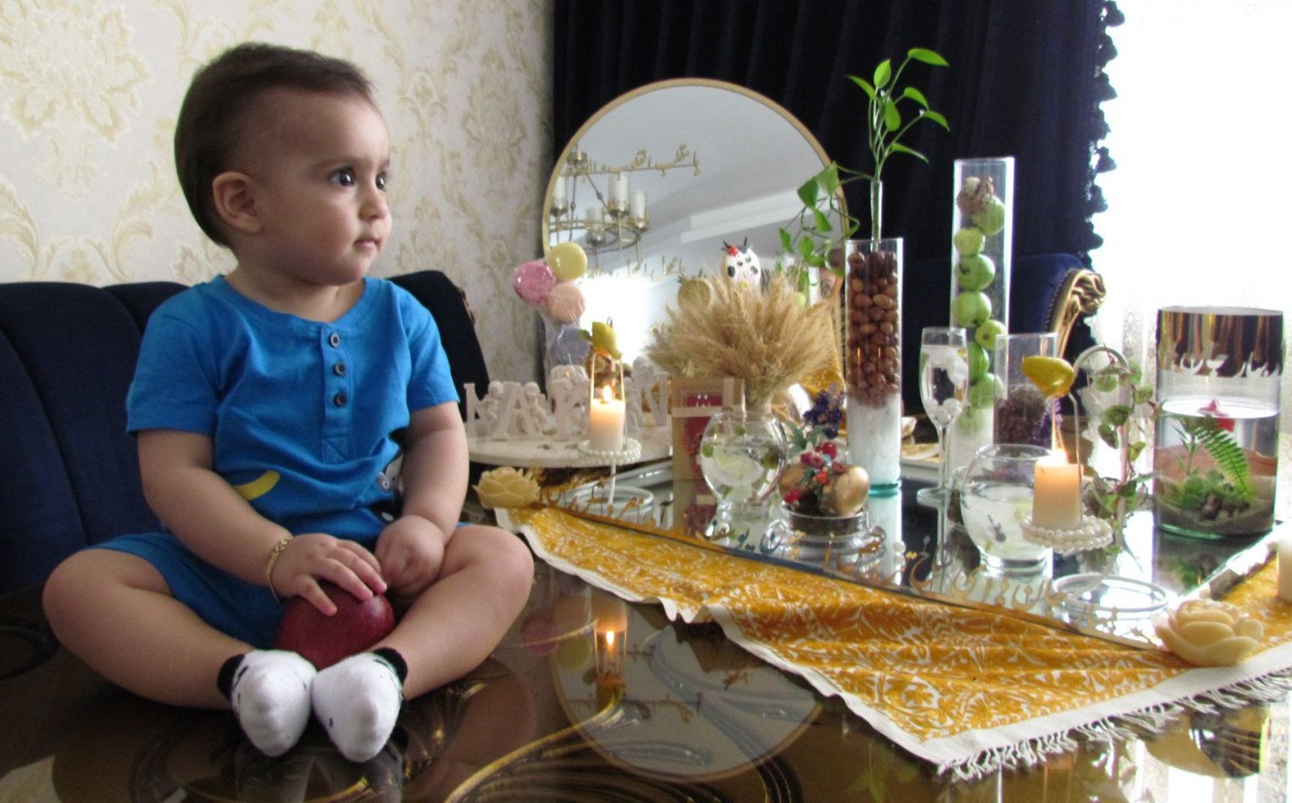 نه ماهگی نوزاد ماکان مهرافروز