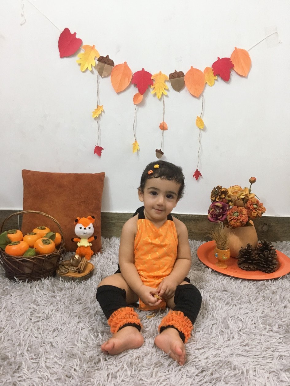 تم عکس پاییزی نوزاد دلوین قلی نژاد