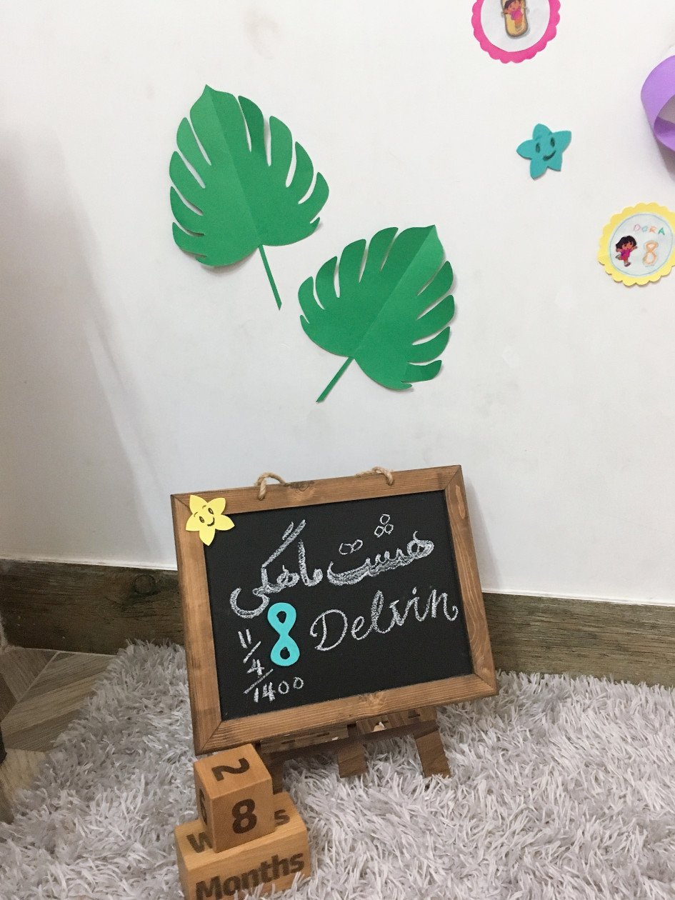 هشت ماهگی نوزاد دلوین قلی نژاد