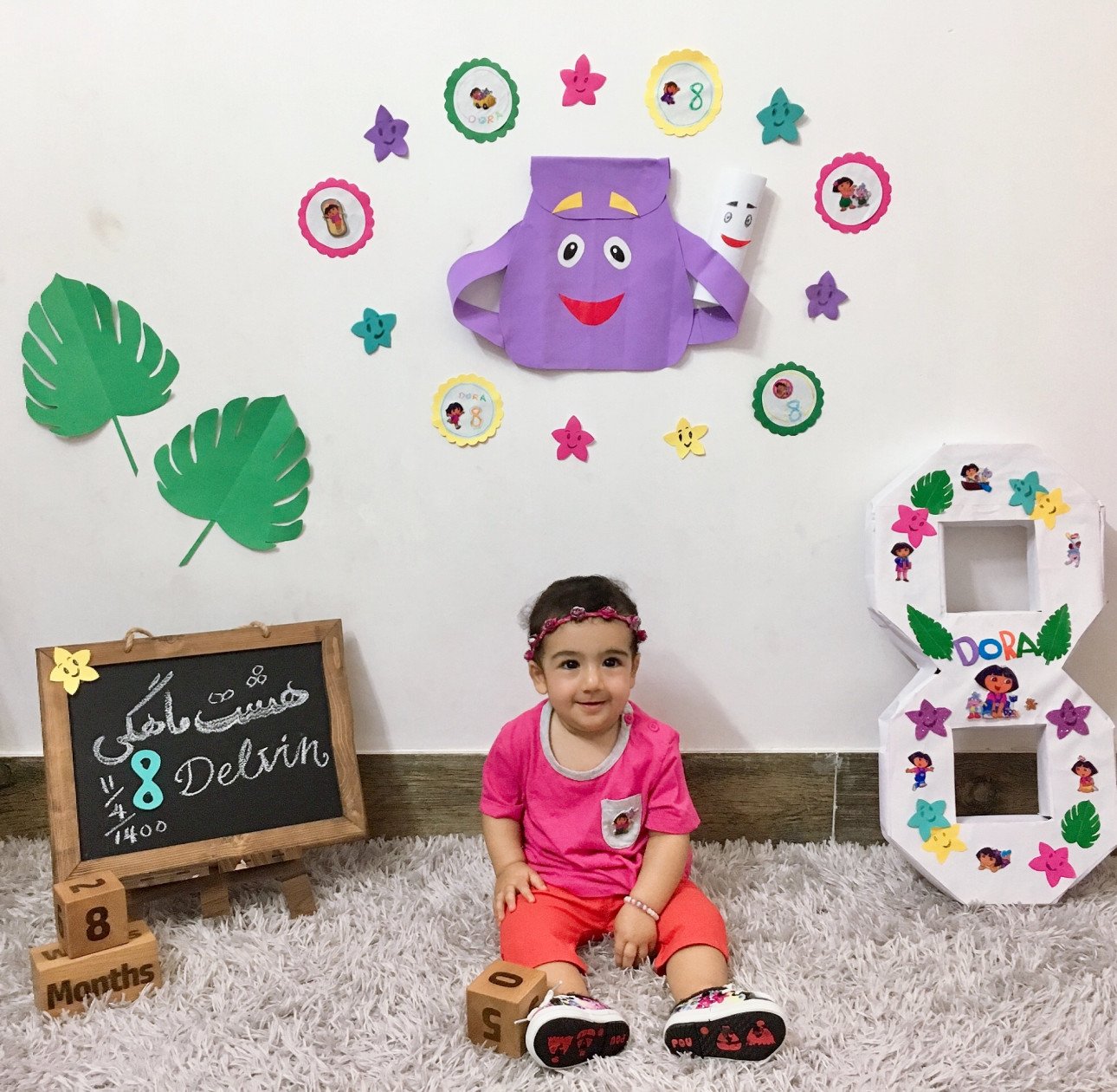 هشت ماهگی نوزاد دلوین قلی نژاد