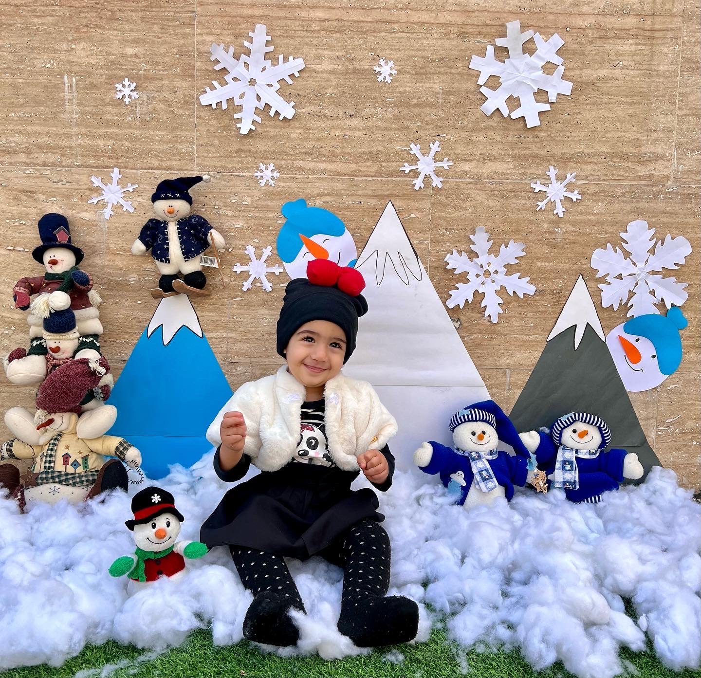 تم عکس زمستانی نوزاد دلوین قلی نژاد