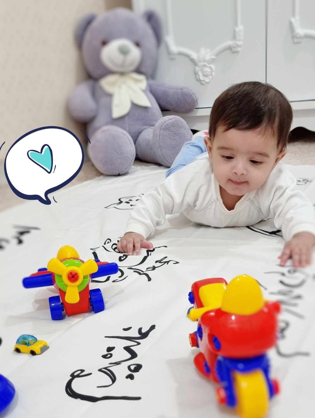 غلتیدن نوزاد مهرسام عرشیان