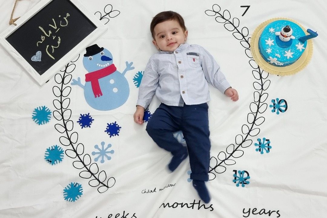 هفت ماهگی نوزاد مهرسام عرشیان