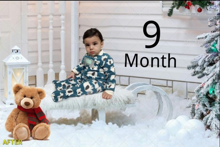 نه ماهگی نوزاد سامین غلامی