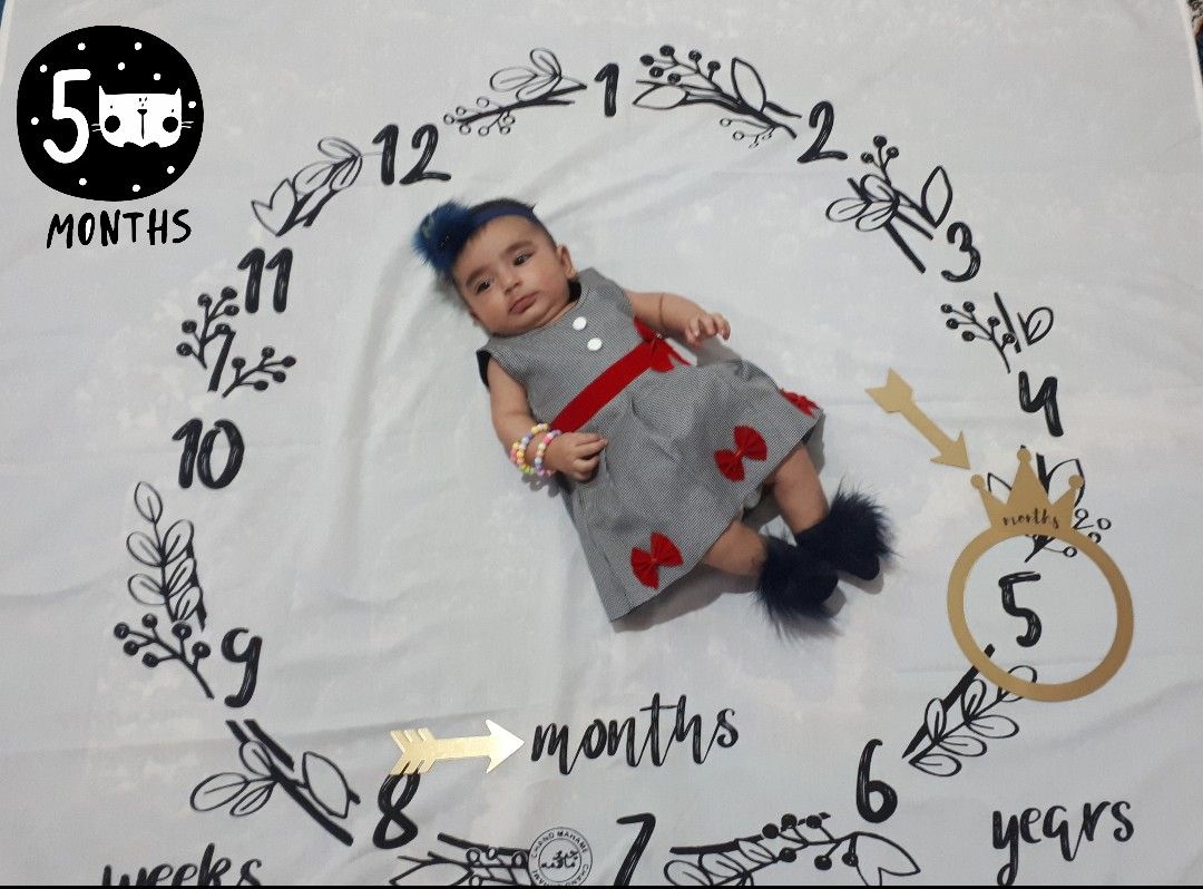 پنج ماهگی نوزاد دلسا آبروشن