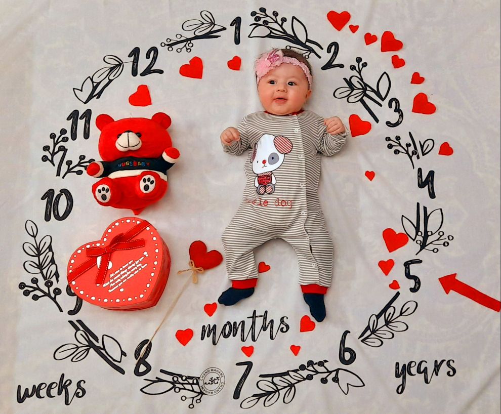 پنج ماهگی نوزاد نهال نعمت الهی