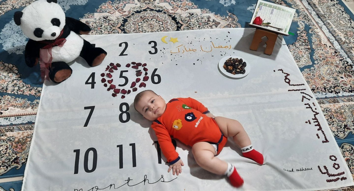 پنج ماهگی نوزاد بنیامین محمدیان