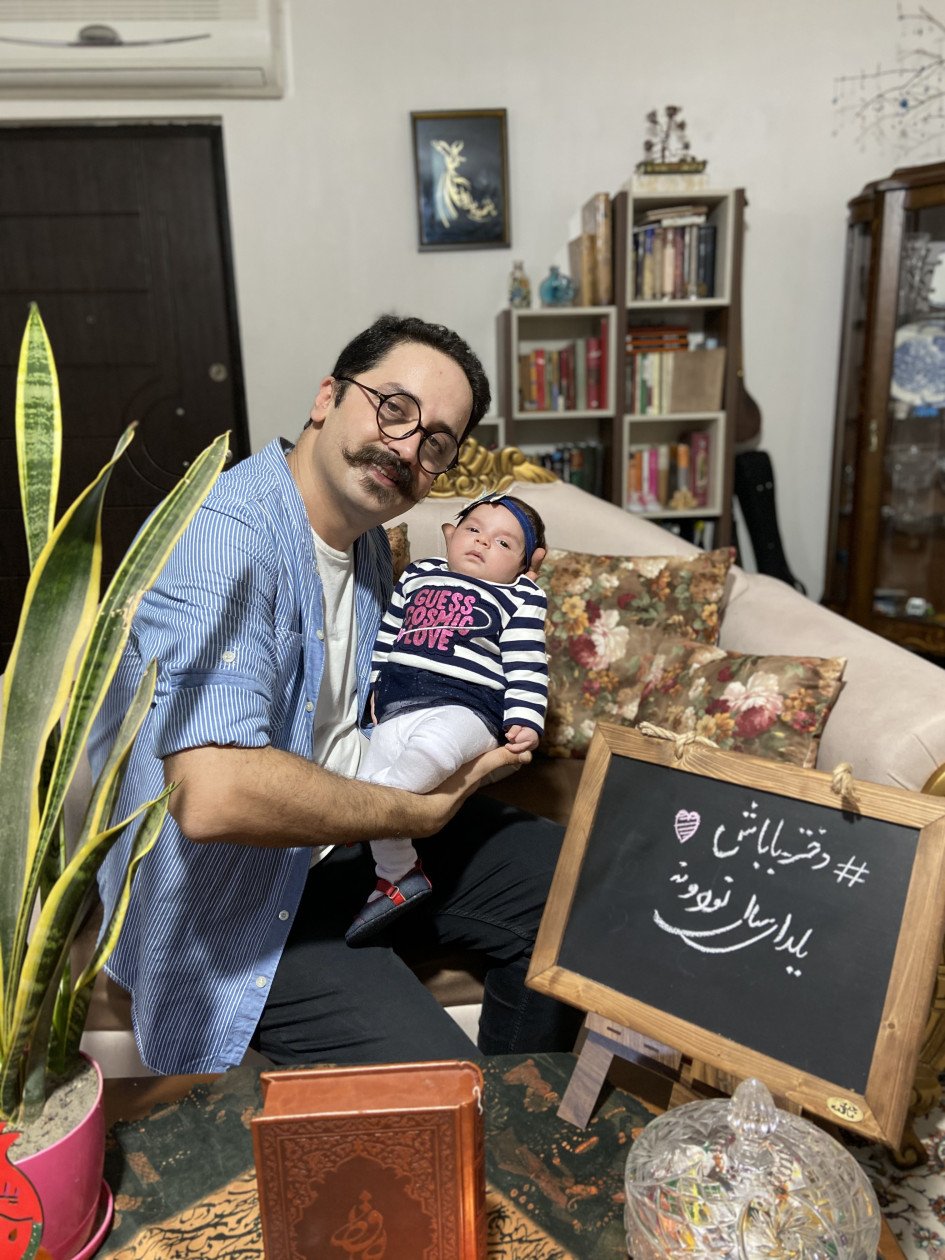 یک ماهگی نوزاد روشنا روحانی زاده