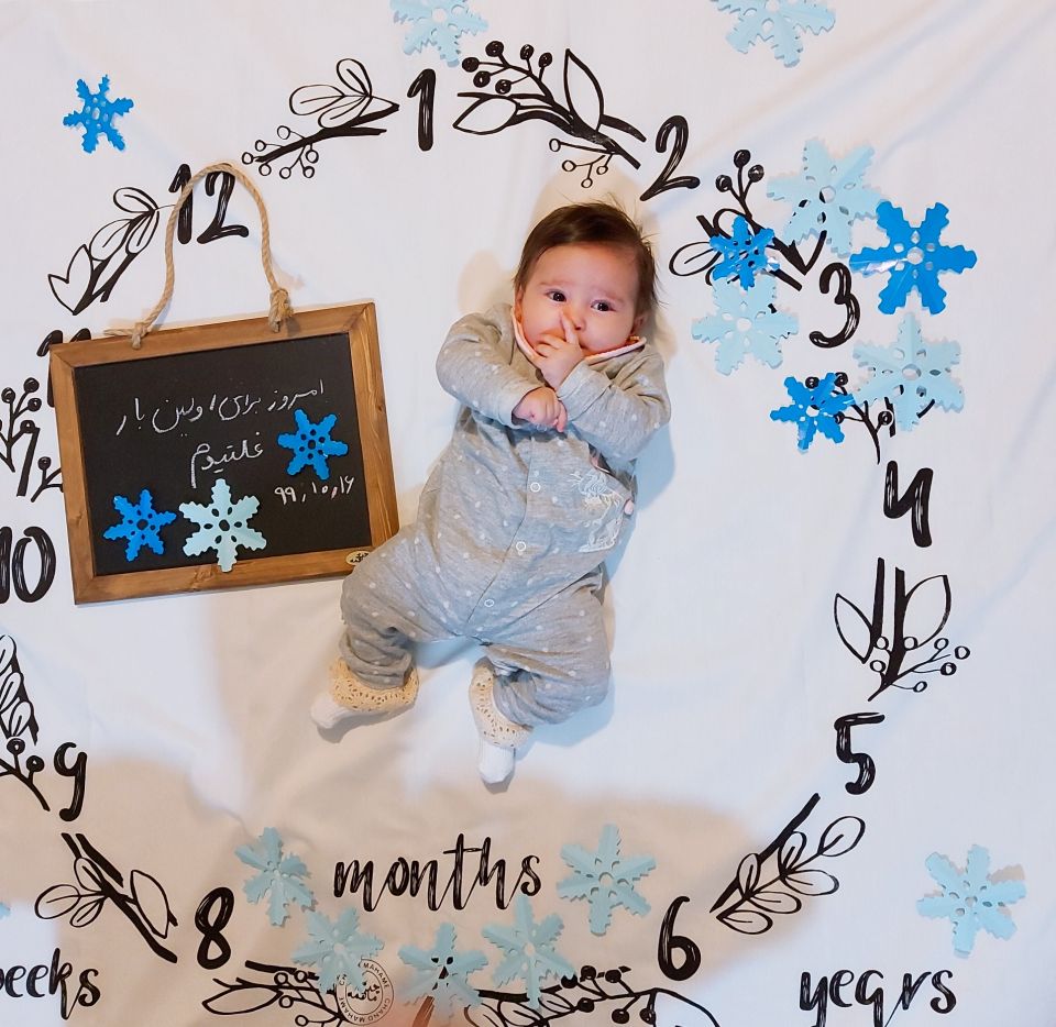 سه ماهگی نوزاد لیانا قراخانلو