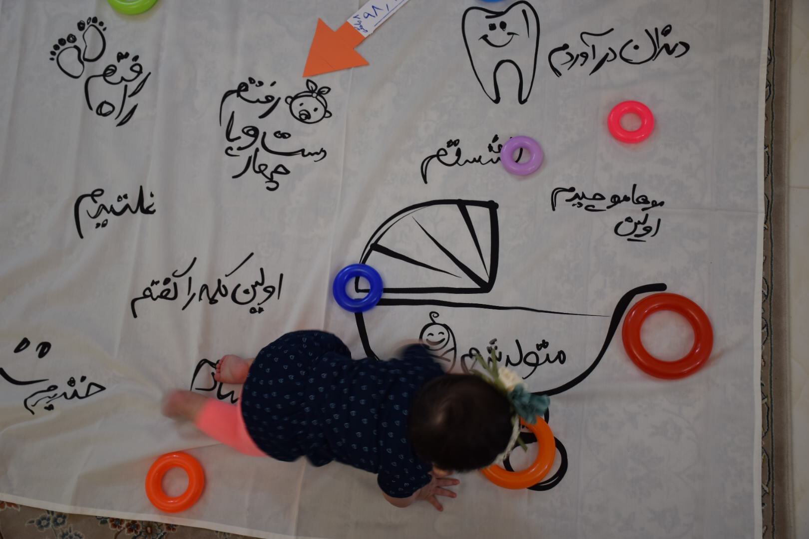 هشت ماهگی نوزاد آوا پورمحمودي