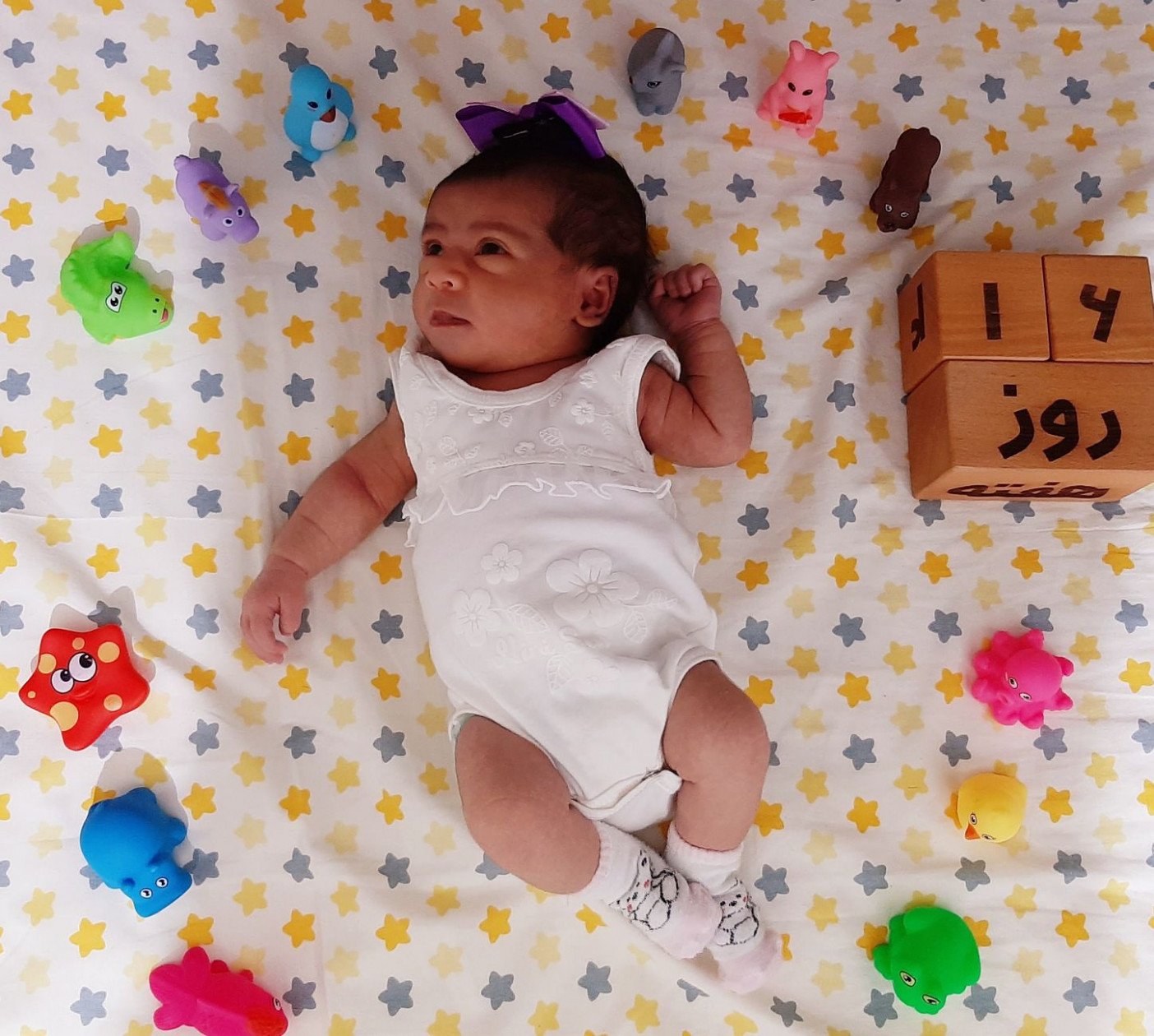 یک ماهگی نوزاد مهسان حیدری