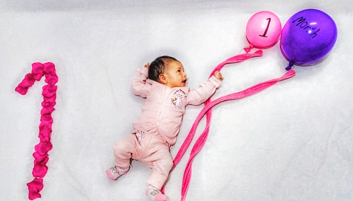 یک ماهگی نوزاد ضحا رحمتی