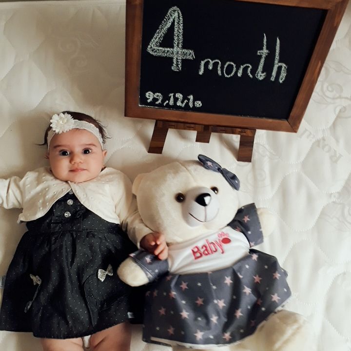 چهار ماهگی من لنا طالبی