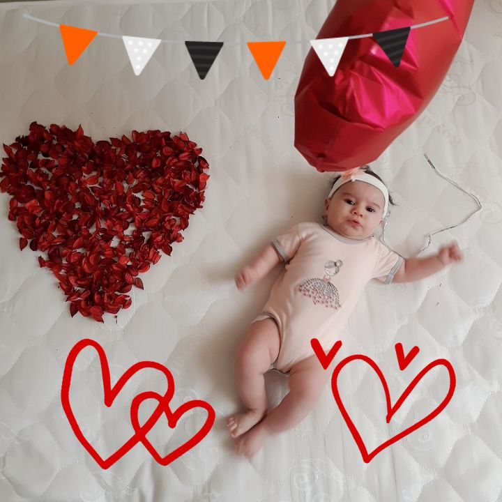 دو ماهگی نوزاد لنا طالبی