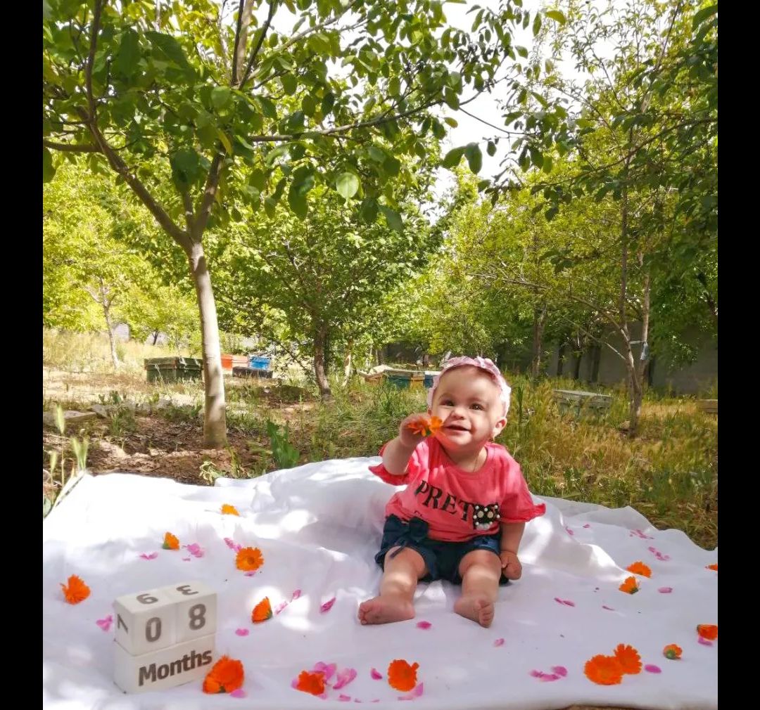 هشت ماهگی نوزاد باران