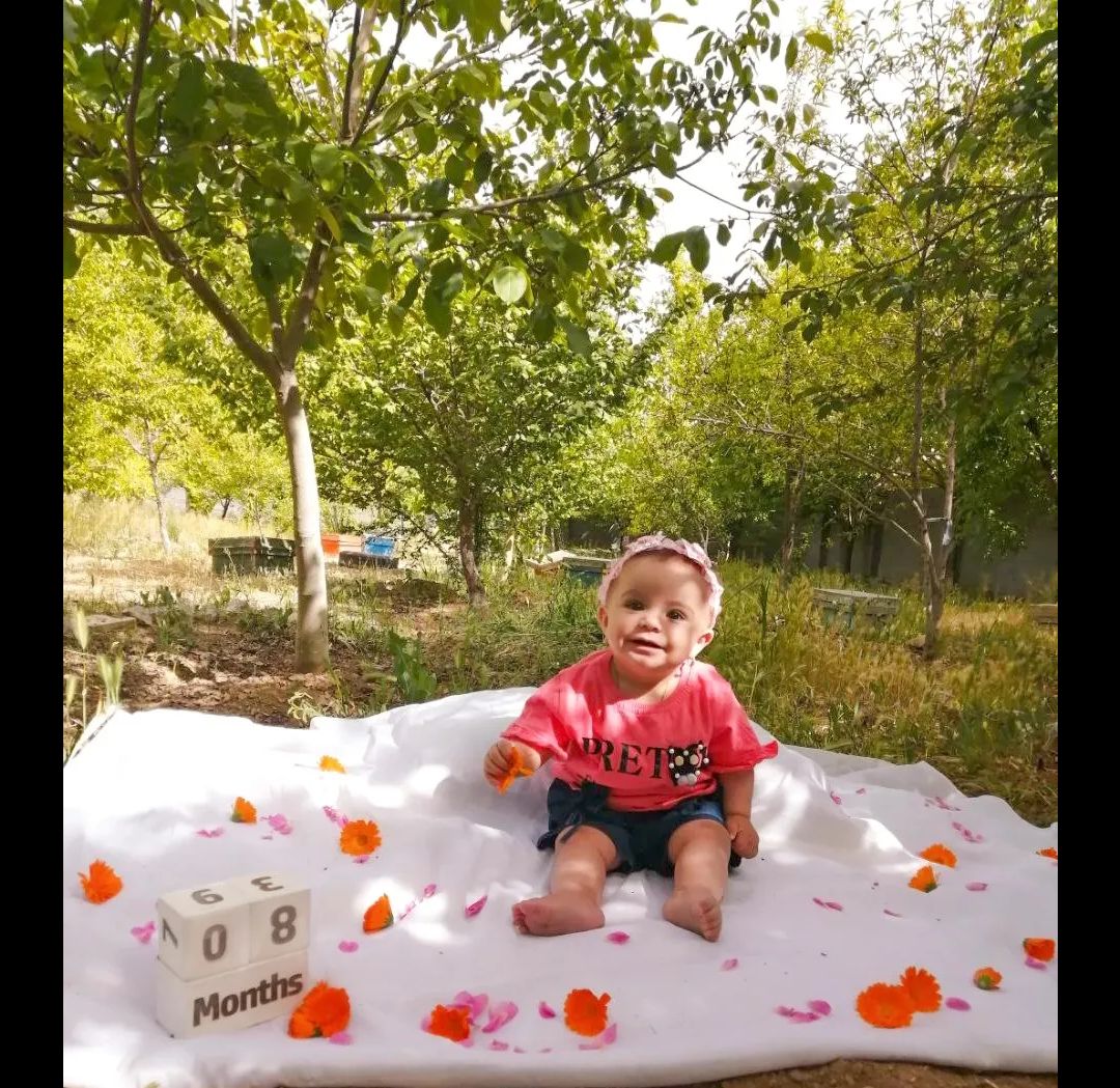 هشت ماهگی نوزاد باران