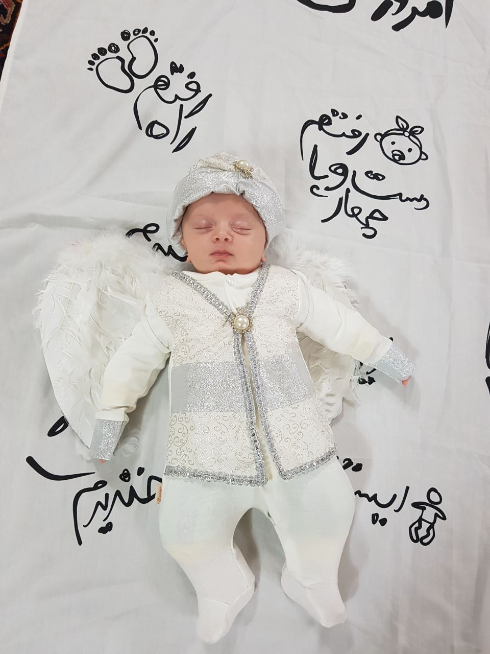 عکس نوزاد پسر ارهان ملکی فیروزorhan.mlk...insta