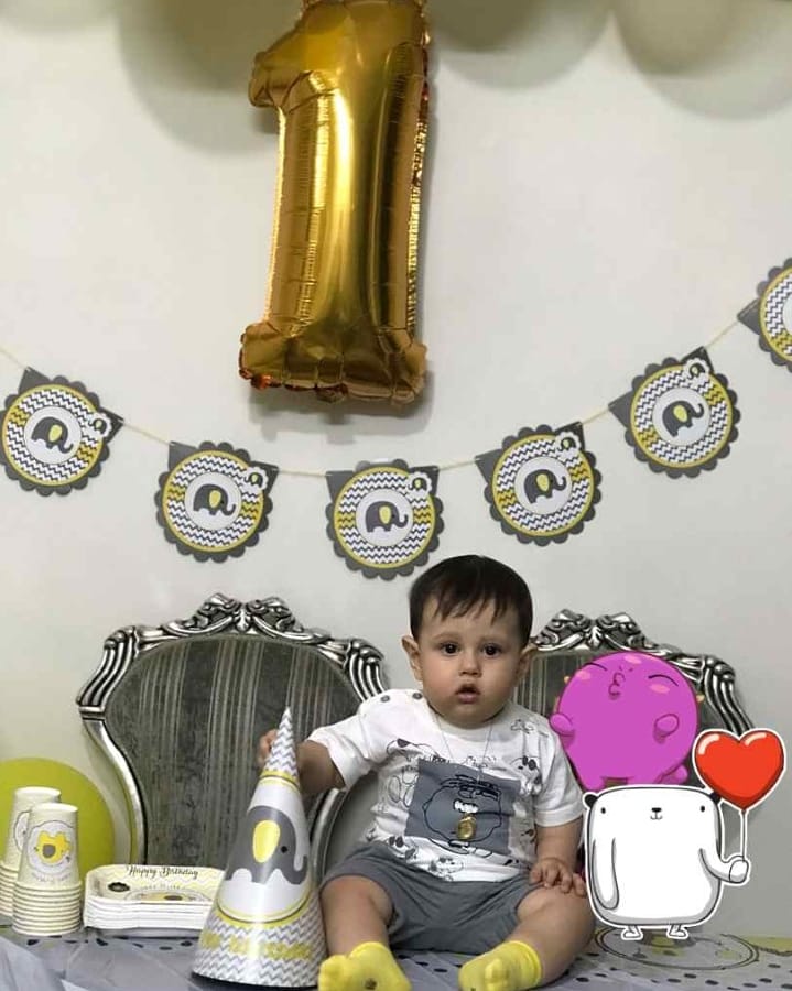 دوازده ماهگی نوزاد نیکان غلامی