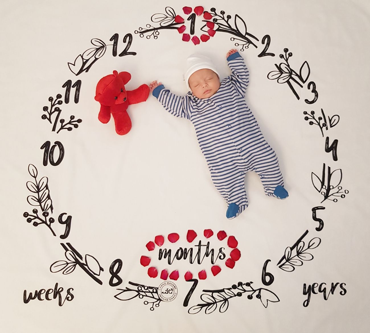 یک ماهگی نوزاد طاها اسلامی