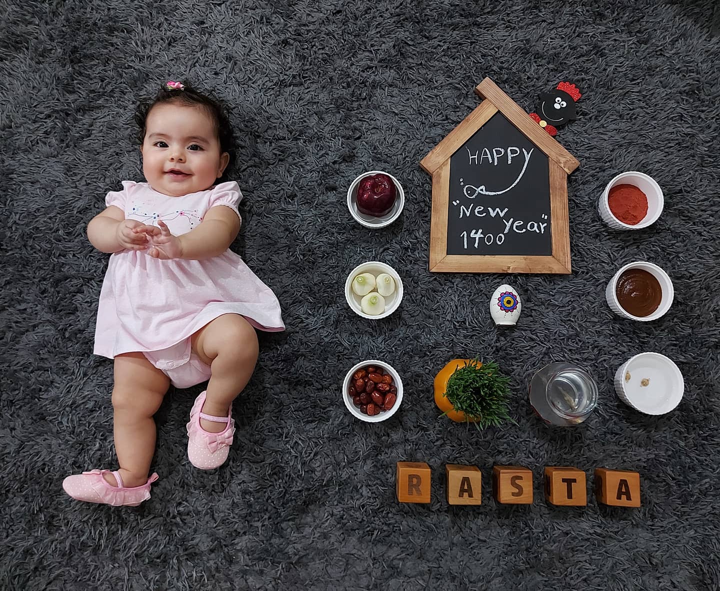 مکعب چوبی حروف لاتین رستا یساری