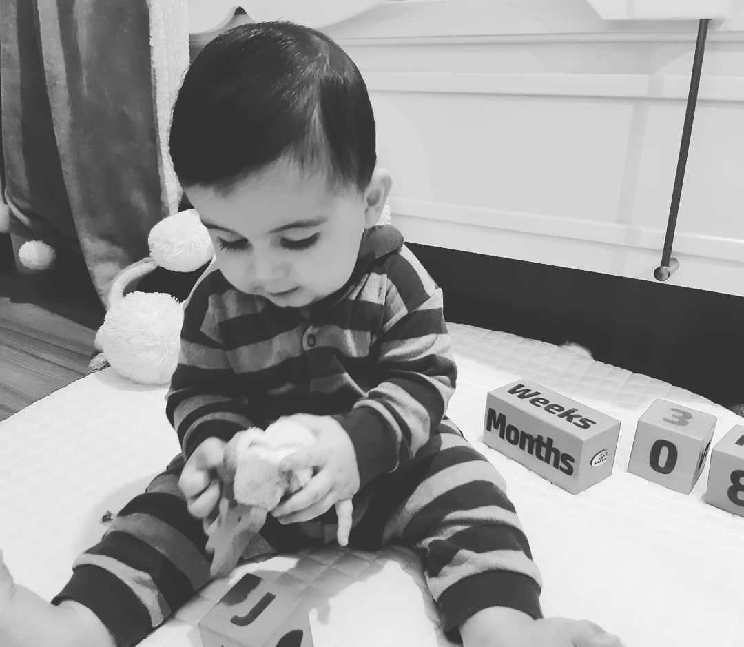 هشت ماهگی نوزاد سامین جلالی