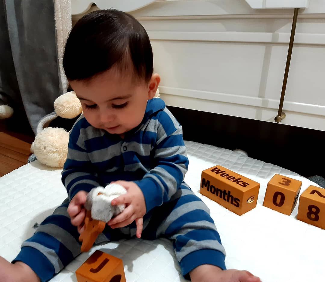 هشت ماهگی نوزاد سامین جلالی