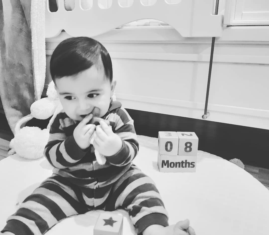 هشت ماهگی نوزاد سامین جلالی