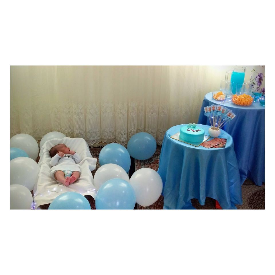 یک ماهگی نوزاد هیرمان حسینی