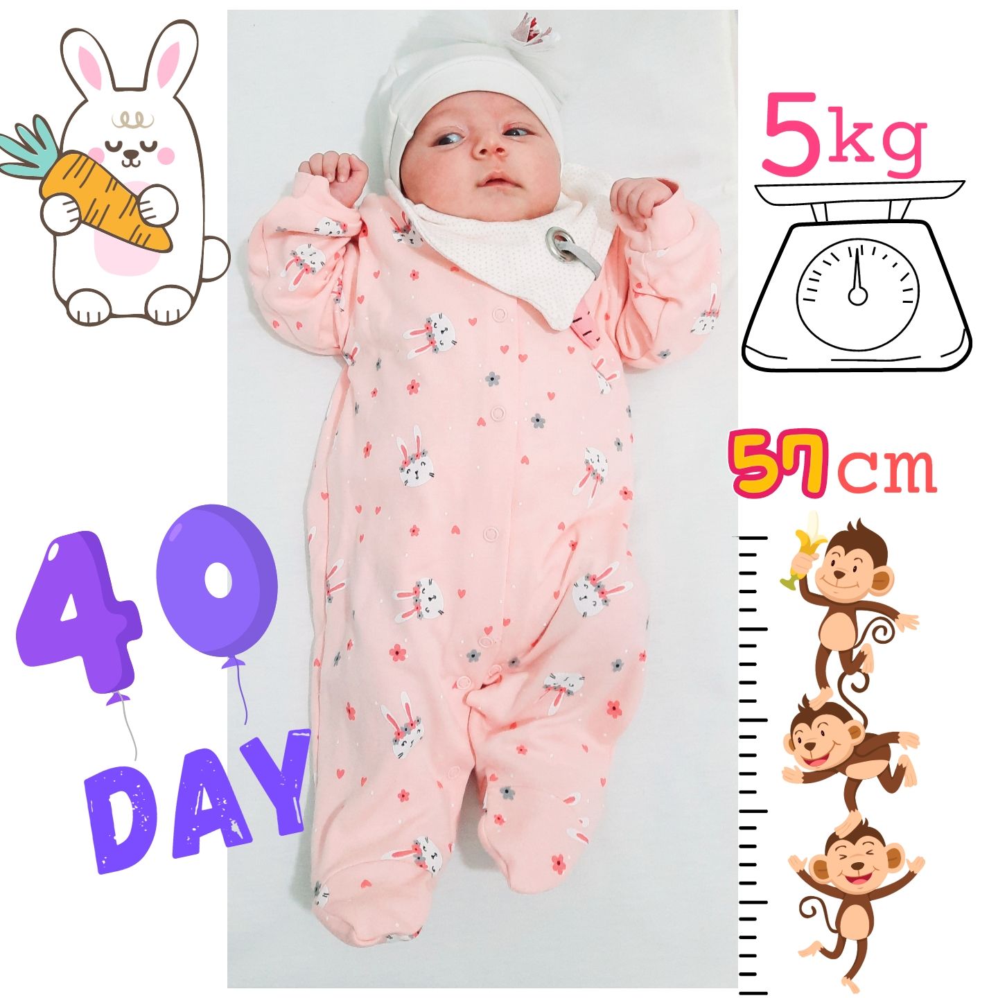 یک ماهگی نوزاد delvin