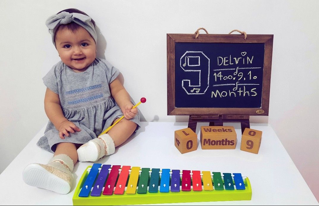 نه ماهگی نوزاد delvin