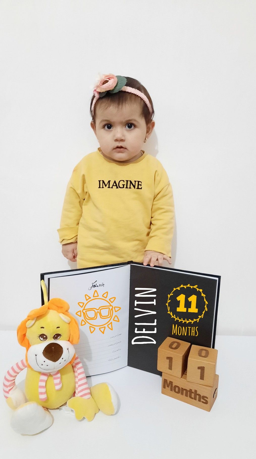 یازده ماهگی نوزاد delvin