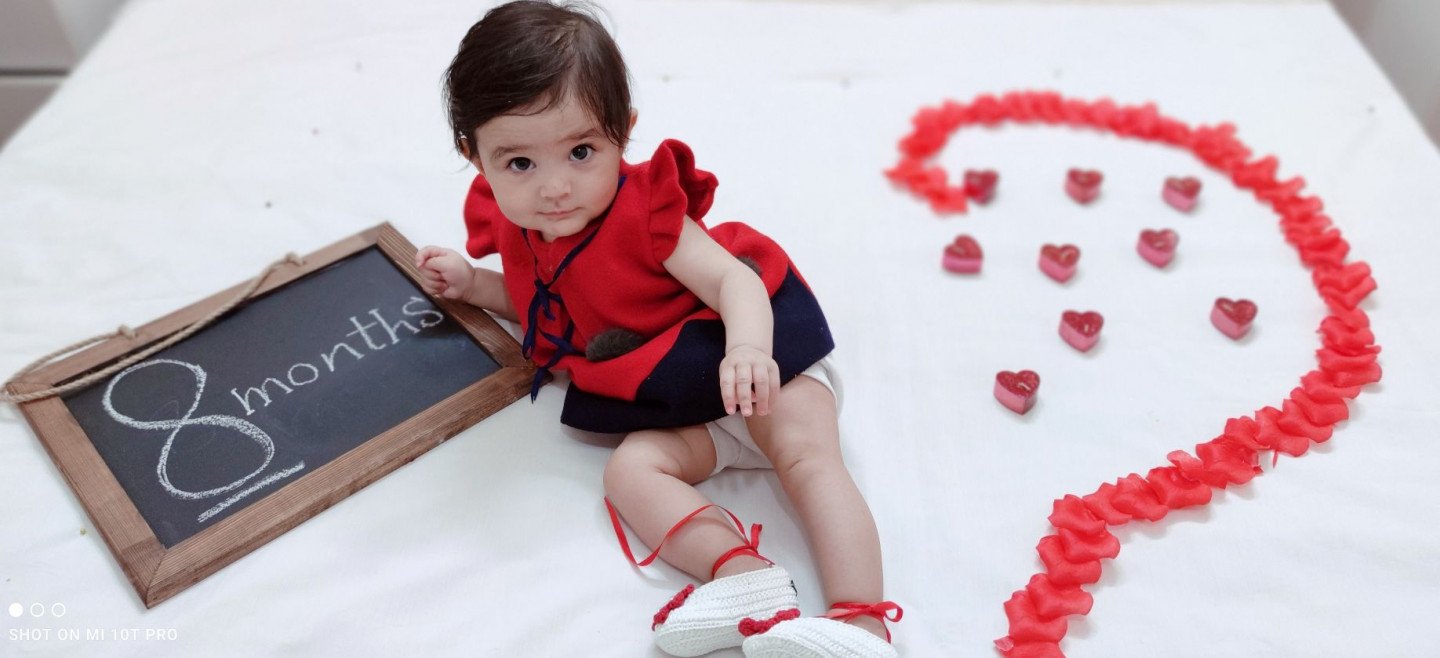 هشت ماهگی نوزاد دل آرا صحیح