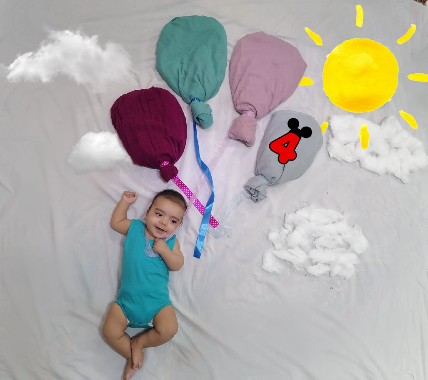 چهار ماهگی نوزاد سامیار خیابانی مقدم