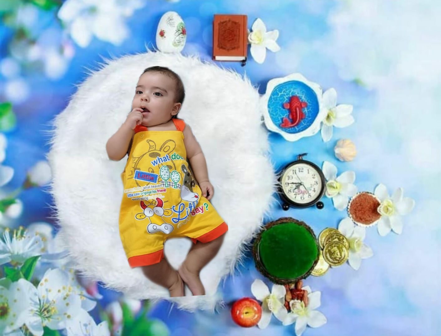 تم عکس بهاری کودک سامیار خیابانی مقدم