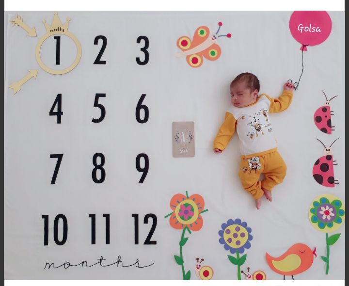 یک ماهگی نوزاد گلسا صاحبی