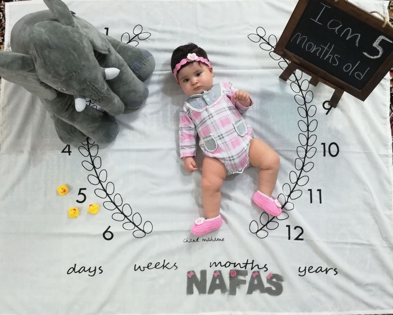 پنج ماهگی نوزاد نفس علیزاده